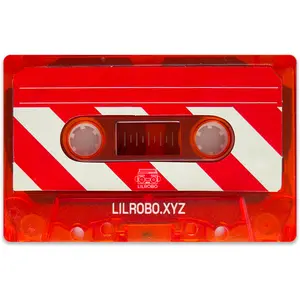 Red Stripe Tape Cassette NFC Card