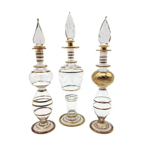 Egyptian Perfume Bottle Clear Assorted - Made in Egypt