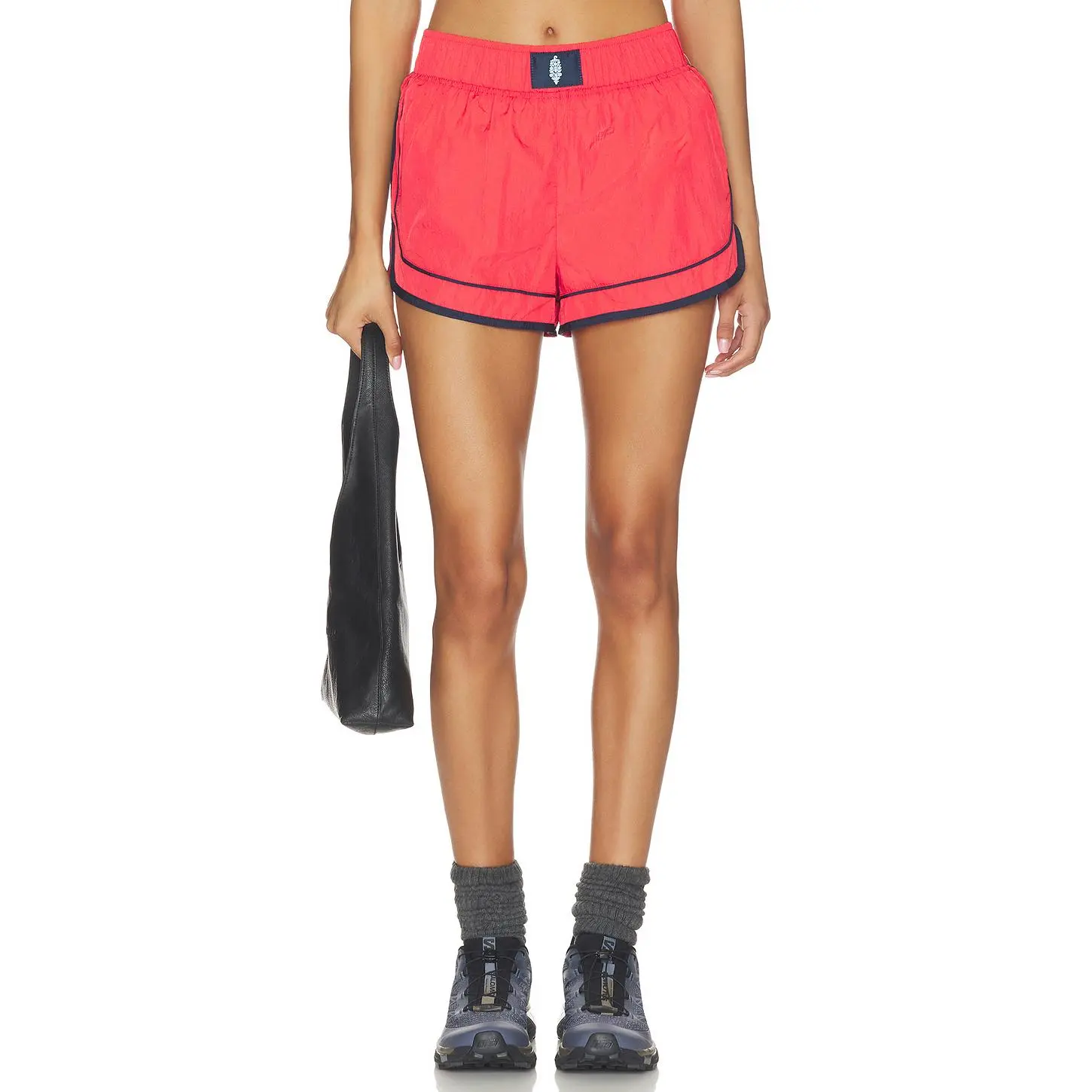 Free People x FP Movement Varsity Blues Short in Electric Sunset Combo