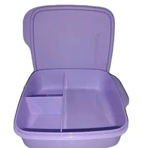 Purple ECO Lunch  Containers - Liquid Tight Seal, Dishwasher Safe, Lifetime Warranty, May Vary in Color, Maintains Freshness