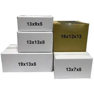 Rainy Day Foods Storage Box - One Box for #2.5 Cans White - 6 Pack