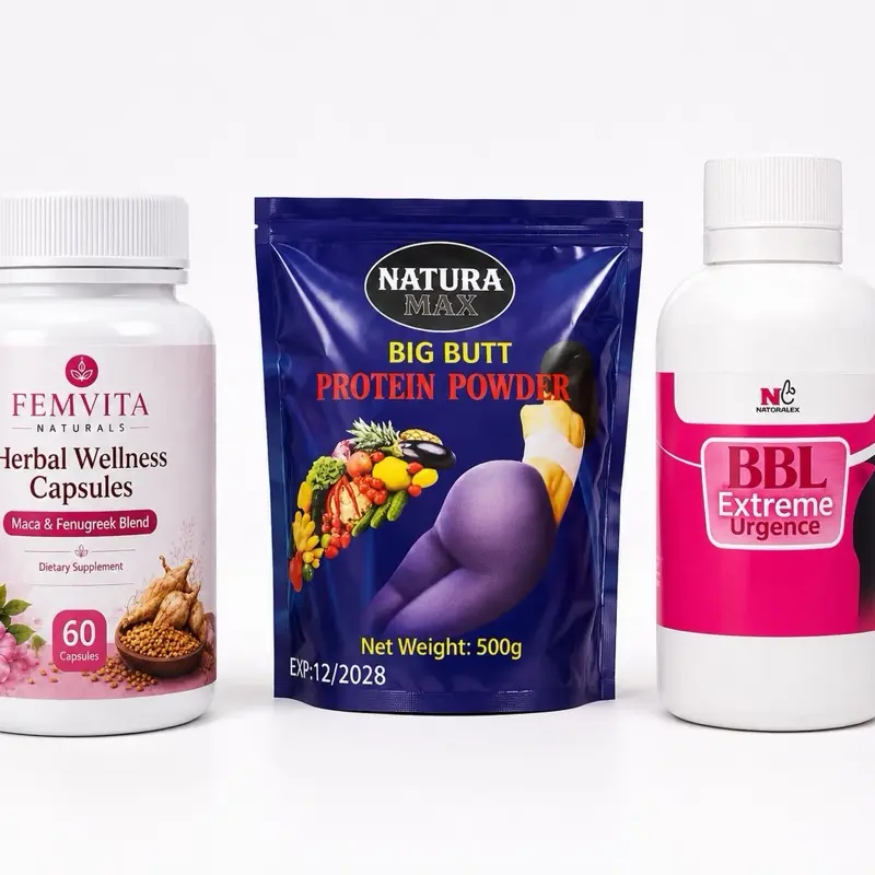 Femvita Wellness Bundle – Herbal Capsules, Protein Powder & Wellness Formula