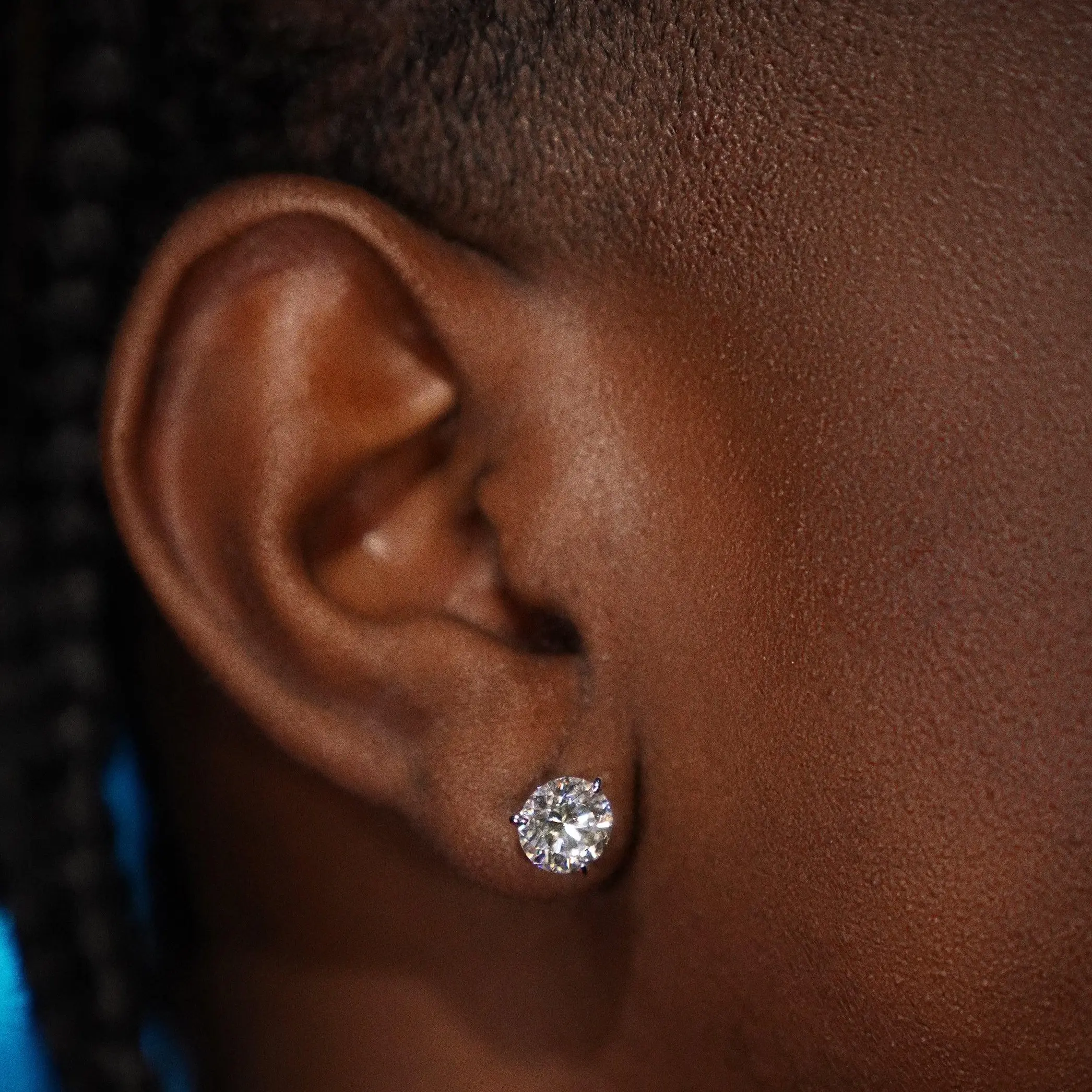 Moissanite Martini Studs