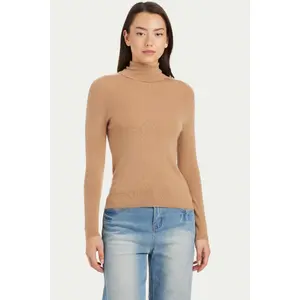 Rose Turtle Neck Cashmere Blend Sweater