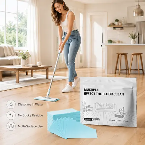 Floor Cleaning Tablets Multi-SurfaceCleaner for Hardwood Laminate Tile & RV WallsAntibacterial Deodorization Maintenance