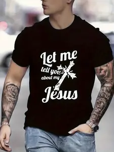 Men'S Let Me - Crew Neck, Regular Fit, Durable Stretch, Ideal for Sports & Casual Wear