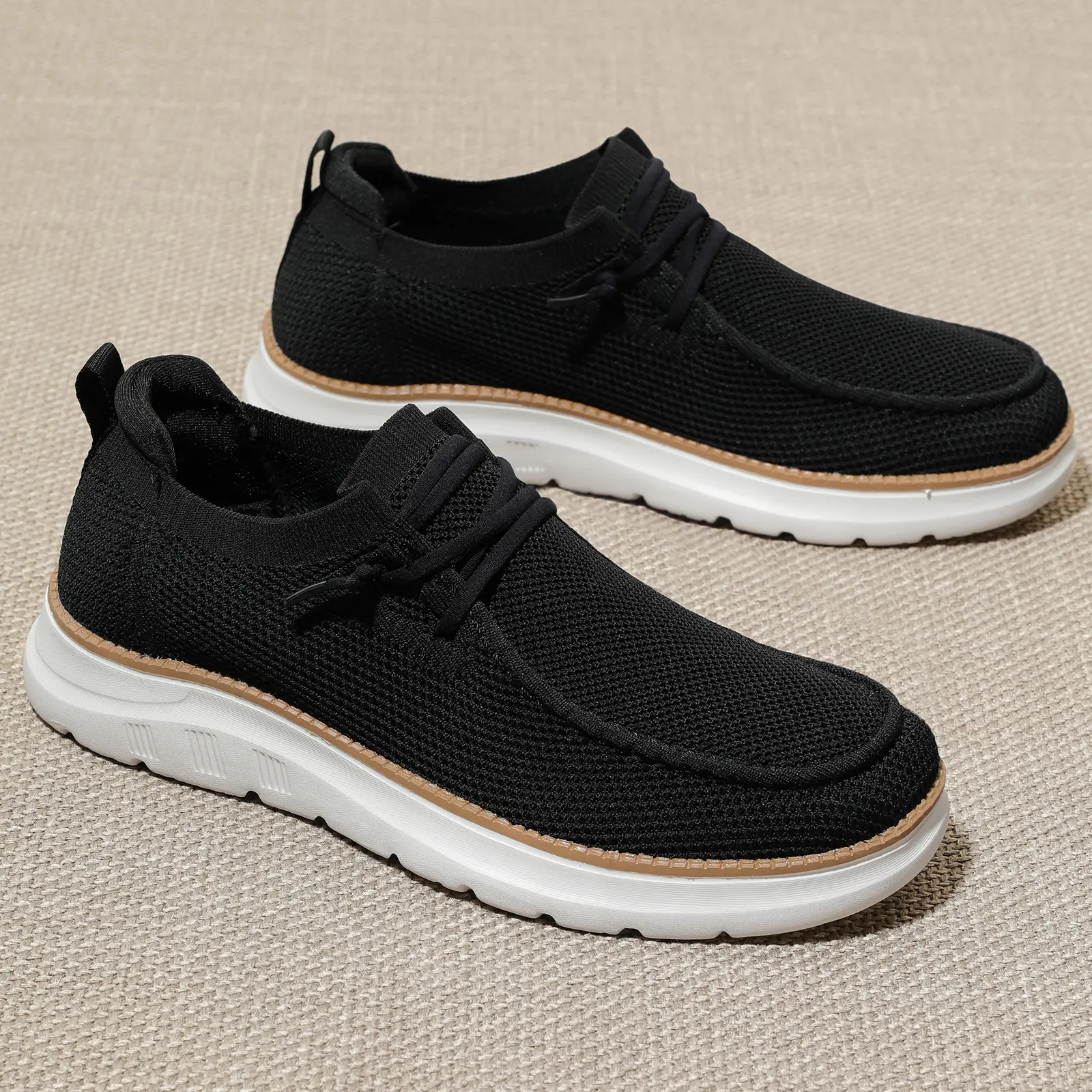 Men's Casual Slip-On Loafers, Mocassin Style Walking Shoes, Lightweight Business Dress Flats with a Soft Sole