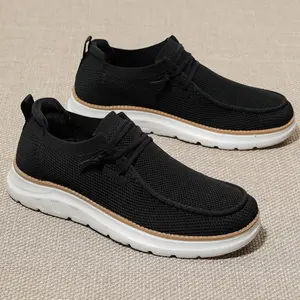 Mens Casual Loafers Shoes Slip On Fashion Walking DressSneakers Business Oxfords Work Lightweight Soft SoleZapatos Parent Bedroom Boy Footwear Slipon Flat Moccasin