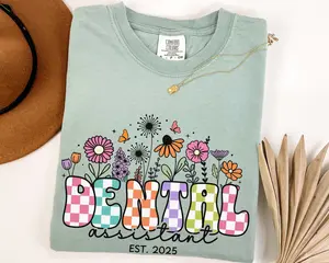 Dental Assistant Shirt, Custom RDA T-shirt, Dental Hygiene Gift, Dental Office Gifts, Dental Student Tee, Dental School Graduation Gift Comfort Top Womenswear Fabric