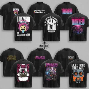 [COLLECTION] Electric Callboy Band T-Shirt Collection, Electronicore Party Metalcore Graphic Tee, Neon Rave Techno Metal Shirt, 80s Workout Cyber Festival Aesthetic Merch, Gift for Electric Callboy Fans, Unisex Merch for Men & Women