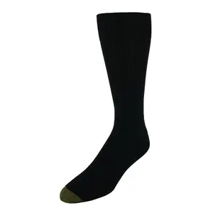 Gold Toe Men's Moisture Control Canterbury Crew Dress Socks (3 Pair Pack)