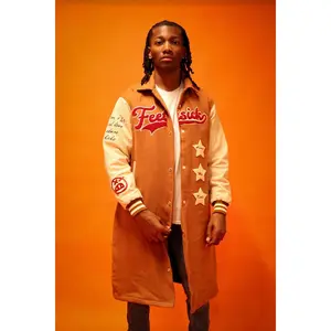 Admire My Kicks Long Varsity Jacket