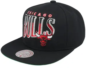 Mens Mitchell & Ness NBA LINE WORK SNAPBACK BULLS