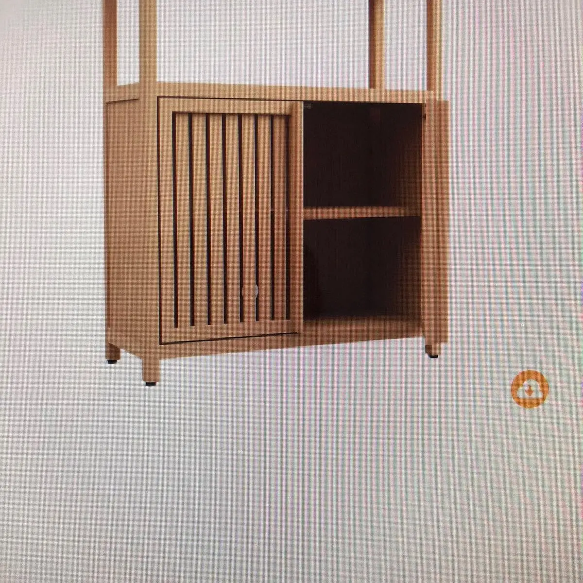 Large capacity bamboo storage cabinet furniture for bathroom living room bathroom bamboo storage cabinet with shelves