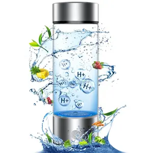 Hydrogen Water Bottle, Portable Rechargeable Hydrogen Water, Rapid Electrolysis with SPE/PEM Technology, for Home Office Travel Office School Fitness use