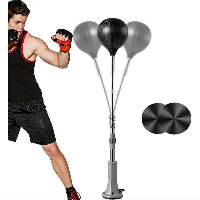 Pedestal Punch Bag for Boxing Training, 400x400x75 mm, Includes 1 x Installation Rack, 1 x Screw (Sports & Outdoor Leisure & Martial Arts Equipment)