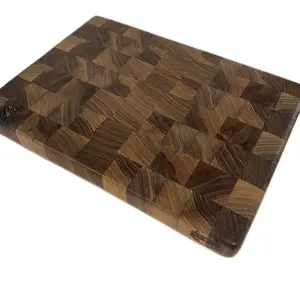 Solid Walnut Cutting Board - Natural Wood Surface for Kitchen Use