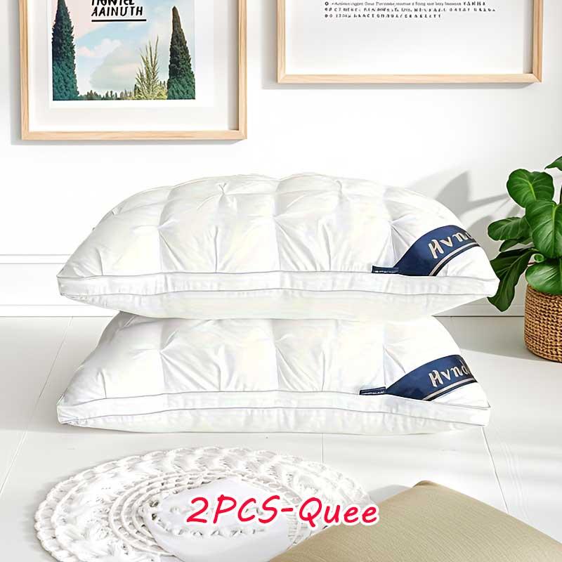 Luxurious Hotel-Quality Pillows - SoftFall SaleDown Alternative Fill for Side, Back, and StomachSleepers - All-Season Comfort and FlatteningResistance