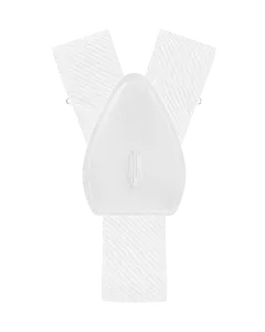 Solid White Shirttail Garters