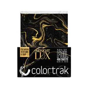 Colortrak Midnight Lux Pop-Up Hair Foil - 5" x 11" - 400ct, 400 Ct, Pre-Cuts