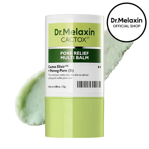 [Dr.Melaxin Official] CACTOX Multi Balm | Face & Body Stick for Pores, Chafing & Cooling Relief | Cactus Extract, Zinc PCA, Adenosine | Korean Skincare