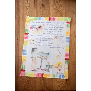 Get Crafty Poem Tea Towel