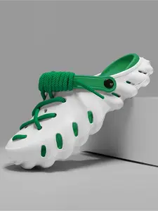 Men's Casual Colorblock Slides, New Style Non-slip Beach Shoes, Comfortable Breathable Slippers for Indoor & Outdoor Wear, Boy