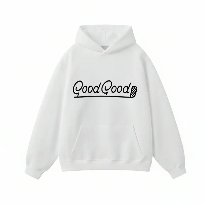 Good Good Golf Elite Fleece Hoodie for Men - Warm and Cozy Long Sleeve Pullover Menswear Sweatshirt