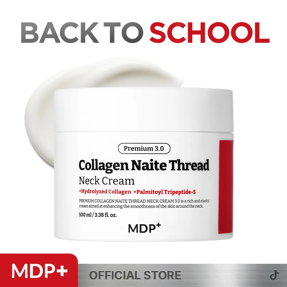 [MDP+ Official] Premium Collagen Naite Thread Neck Cream 3.0 | Hydrating Neck Moisturizer, Collagen Skin Care Cream for Neck & Décolleté, Soft Smooth Skin, 3.38oz/100ml