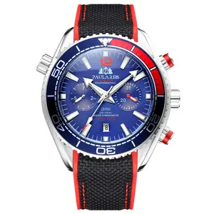 Fully automatic mechanical luminous men's watch, automatic watch with calendar and day of the week display, sports model