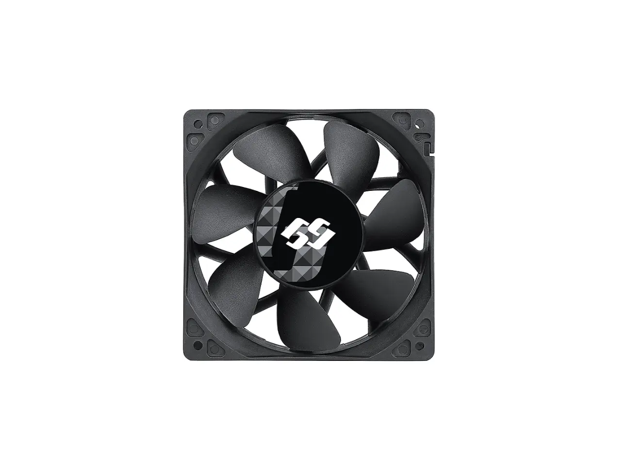 Bgears b-BlasterPWM 120x38 mm 2 ball bearing PWM fan with speed range from  1300 to 6500 RPM AirFlow 318 CFM 4pin 4wire PWM 12VDC fan.