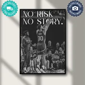 Steph Curry Poster, Motivational Poster, Sports Motivation Wall Art, Basketball Quote, Sports Decor, Inspirational Quote, Basketball Print