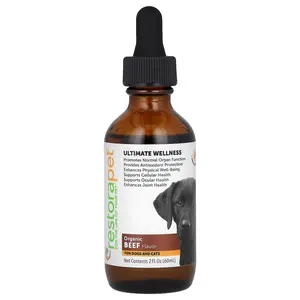 RestoraPet Ultimate Wellness, For Dogs and Cats, Organic Beef, 2 fl oz (60 ml)
