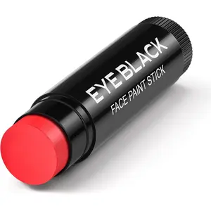 Baseball Eye Black, Anti-Glare Under Eye Sports Grease Stick for Baseball Softball Soccer Lacrosse Hockey Athletes Sports Training, Sports Eye Black Stick (Red)