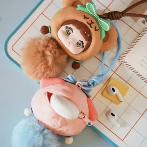 【TOPTOY】Nommi Forest Melodies Series Earphone Case Blind Box, Cute Figures, Bag Pendant, Collectible Toys, Birthday & Mothersday Gift,Summervibes
