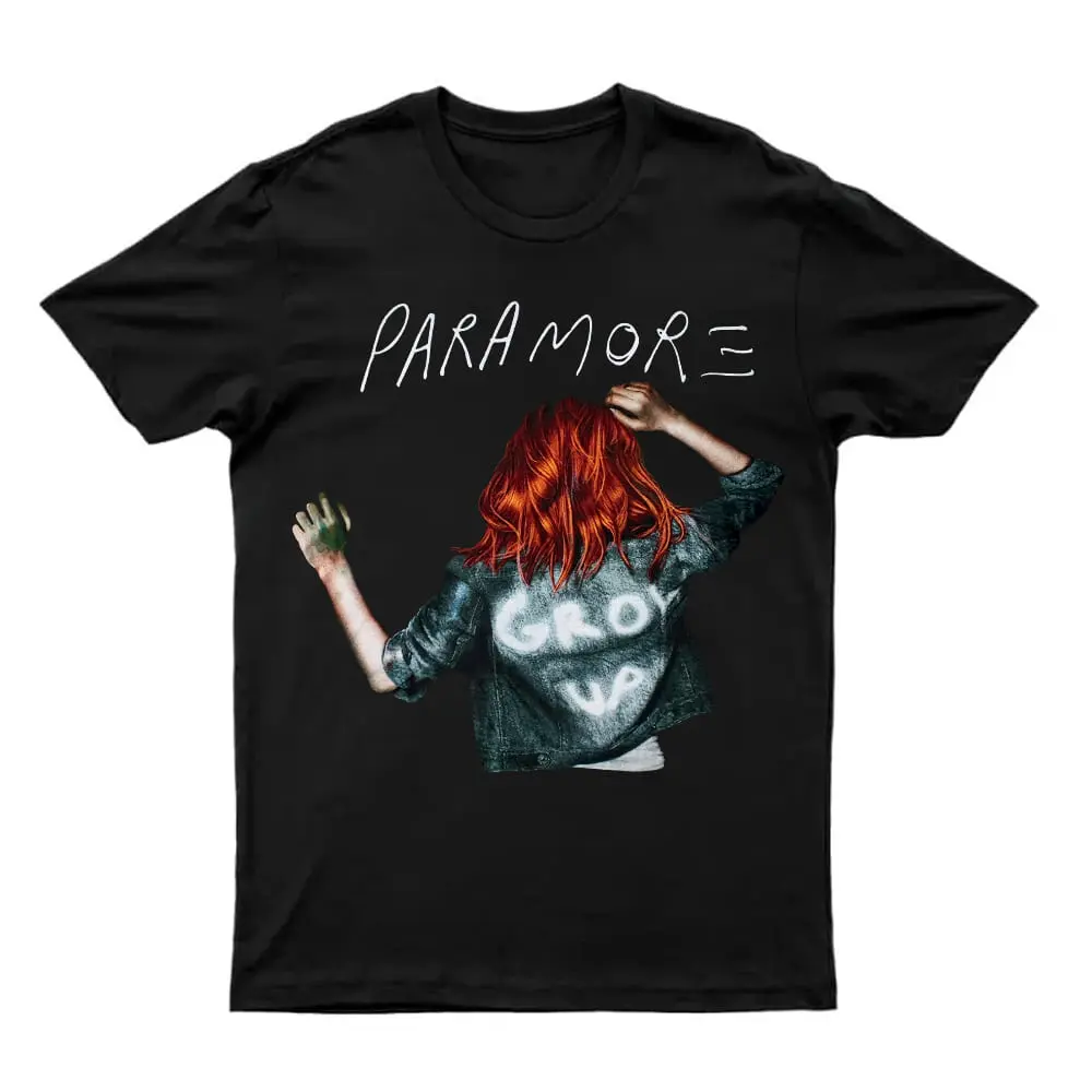 Paramore Grow Up Hayley Williams Graphic T-Shirt – Pop Punk Band Tee  Gift for Fans