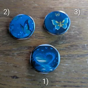 Butterfly Button- Pins