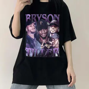 Personalize CLASSICS BRYSON TILLER Unisex Vintage 90s Style Retro Tshirt