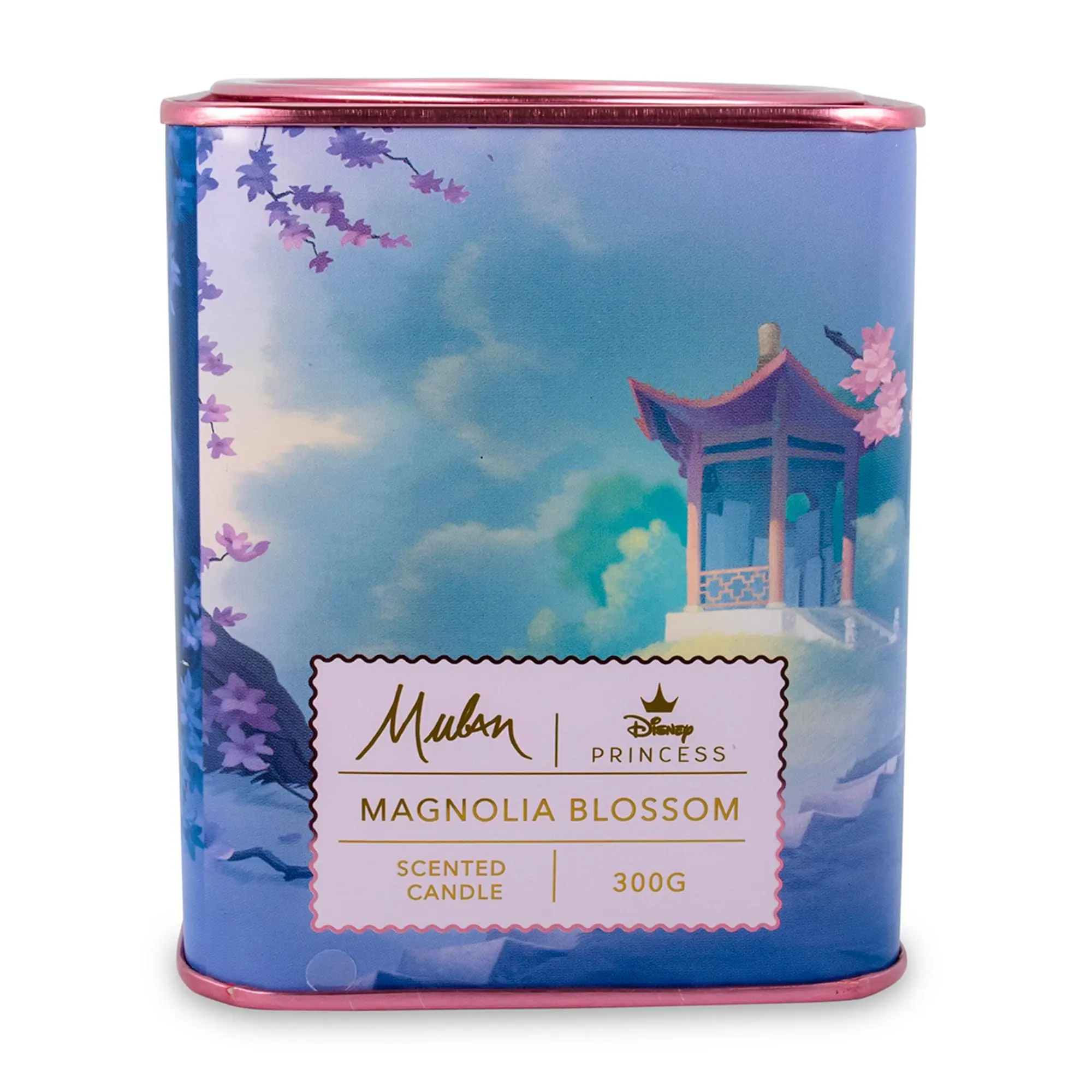 Disney Princess Home Collection 11-Ounce Scented Tea Tin Candle | Mulan