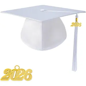 Preschool and Kindergarten Shiny Graduation Cap with 2026 Tassel Charm Rich in Color