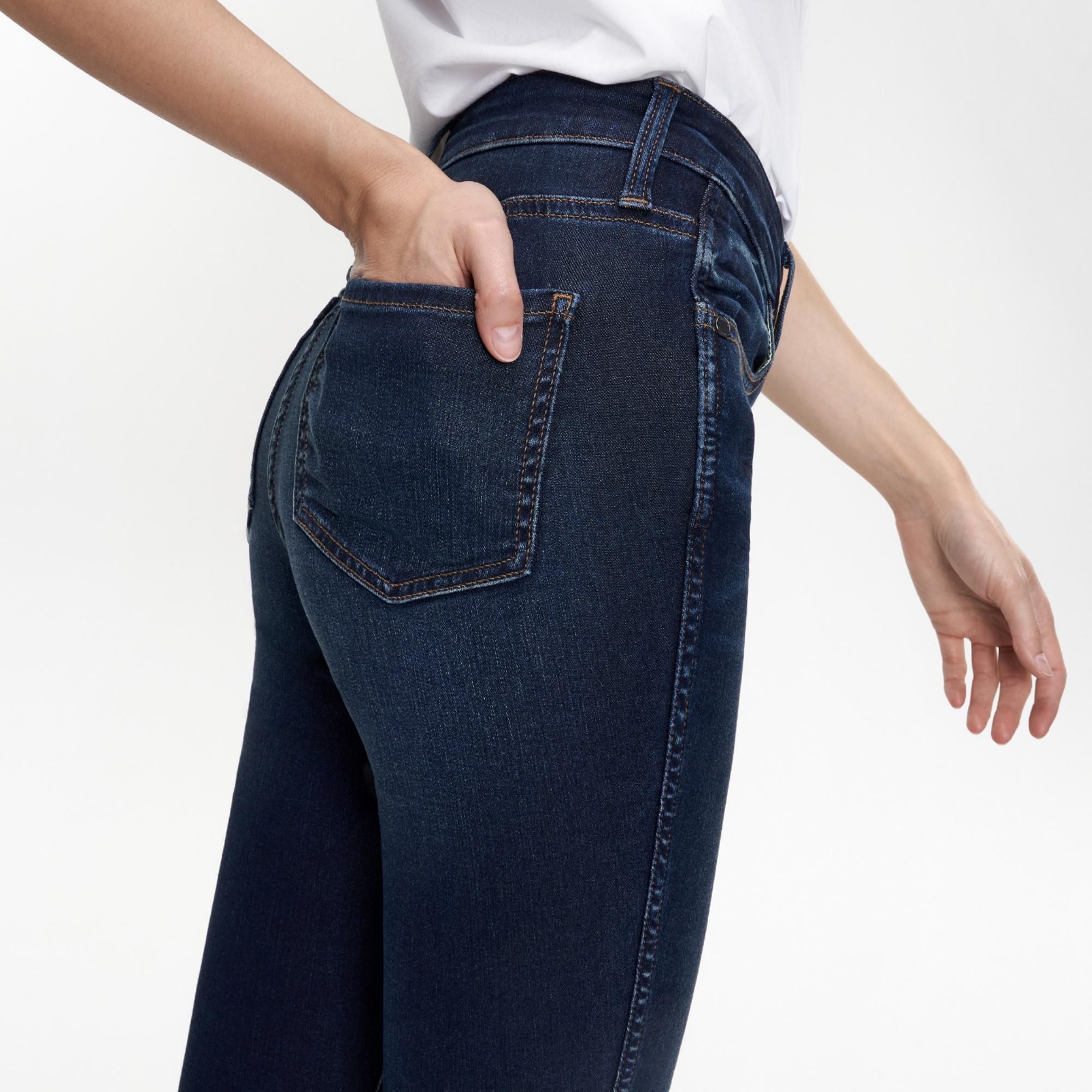 GENUWII Majolica Blue High Waisted Jeans for Women - No Gap Tummy Control & Lift Butt - Stretch Denim Tights - Comfortable Streetwear Jeggings - Summer Wear GENUWII Majolica Blue High Waisted Jeans for Women - No Gap Tummy Control & Lift Butt - Stretch Denim Tights - Comfortable Streetwear Jeggings - Summer Wear