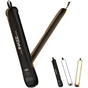 INKEE GC12 Portable LED Photography Light Wand,Bi Color Magnetic Handheld Video Wand Stick 2700K-6500K,2500mAh Built-in Rechargable Inflatable Light for Video Recording Dimmable Camera Light Tube