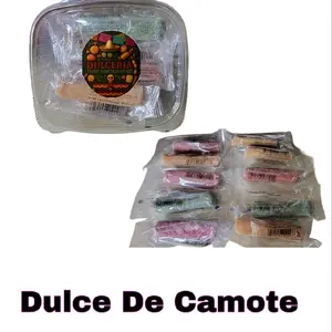 Camote La Zamorana  . Sweet Potato Candy Snack Estuche con 10 piesas.