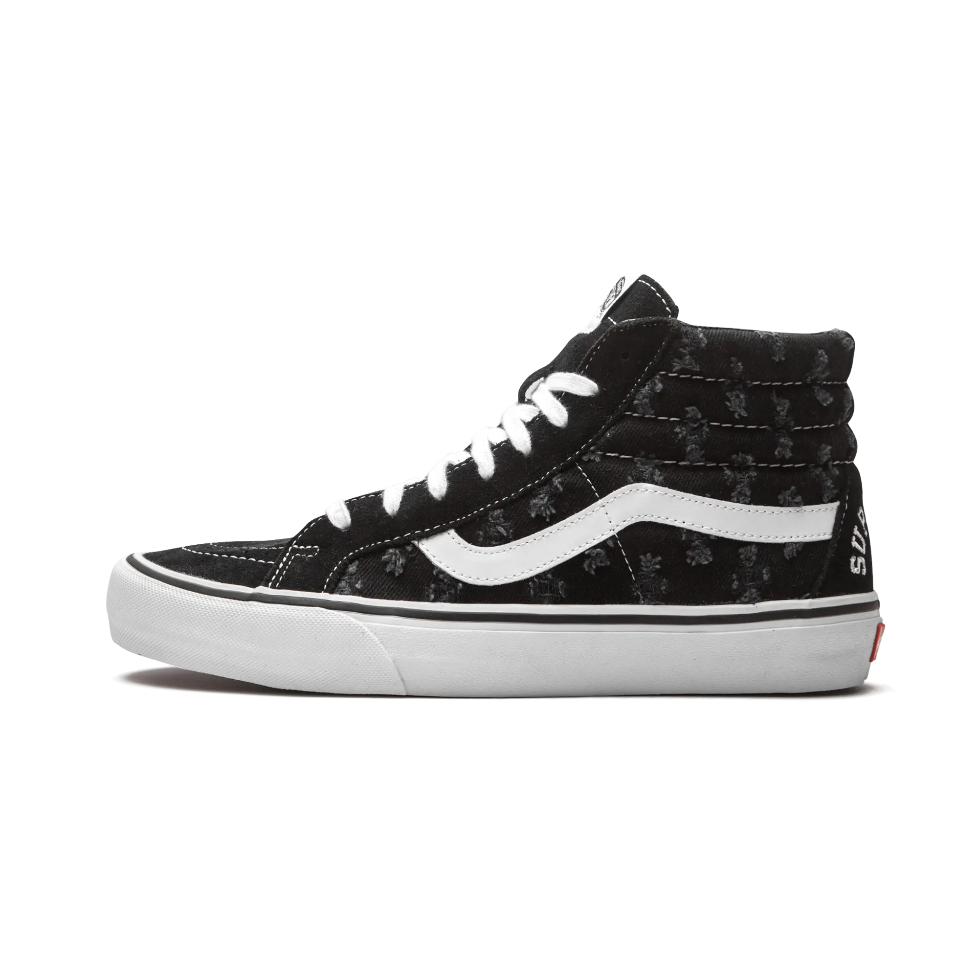 Sk8-Hi "Supreme - Hole Punch Denim - Black" VN0A38Z32DC
