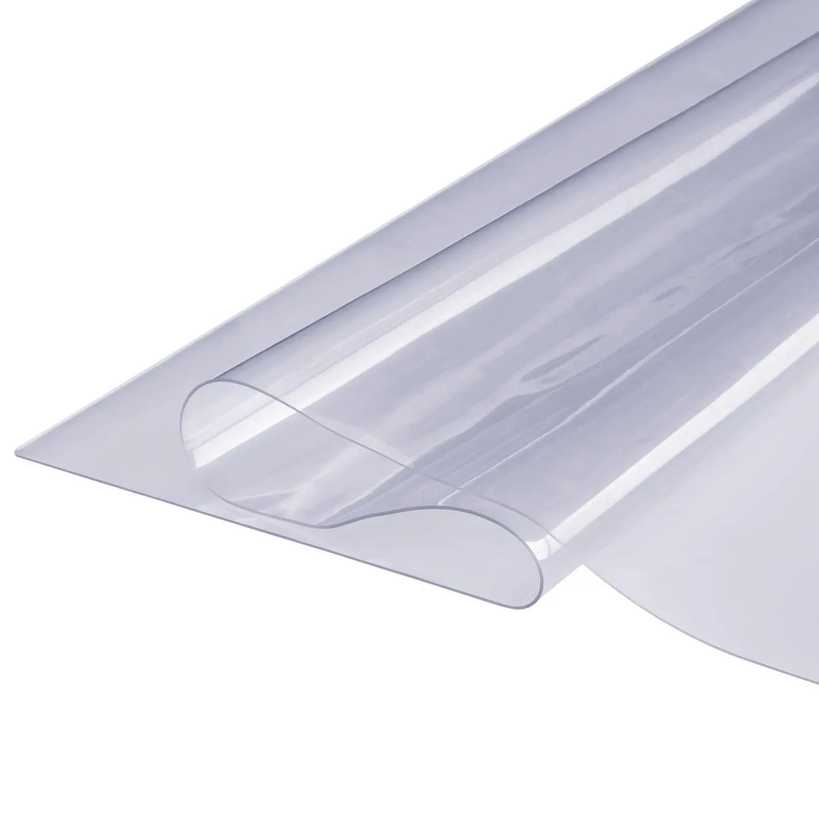 【Summerfinds】VEVOR Clear Table Cover Protector,  24" x 48" Rectangle Table Cover, 1.5 mm Thick PVC Plastic Tablecloth, Waterproof Desktop Protector for Writing Desk, Coffee Table, Dining Room Table