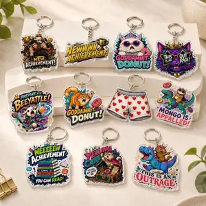 Dungeon Crawler Carl Inspired Acrylic Keychain, This Is An Outrage, Princess Donut, Mongo Keychain - 11 Different Keychains