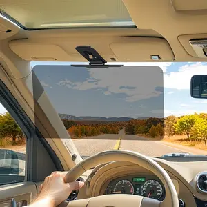 Car Sun Visors, Universal Anti-Glare Polarized Visor Extenders Are Easy to Install. The UV400 Car Sun Visor Extender Prevents Glare, UV Rays, And Stray Light, Ensuring Safe Driving,2pcs