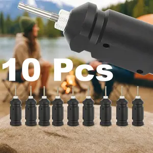 10pcs Eco-Friendly Security Tripwire - Reusable 360° Alarm Device for Camping, Farm & Wilderness Protection (Adapter Not Included)