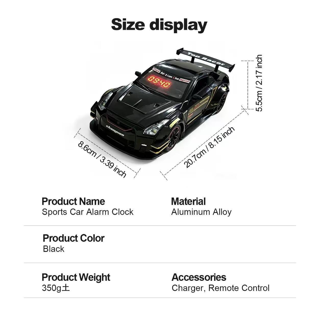 Sports Car Alarm Clock Hyper Car Alarm Clock,Spray Supercar with Engine Sound & Light EffectAlarm Clock, Sports Car Alarm Clock Ornament, Holiday Gift. Sports Car Alarm Clock Hyper Car Alarm Clock,Spray Supercar with Engine Sound & Light EffectAlarm Clock, Sports Car Alarm Clock Ornament, Holiday Gift.