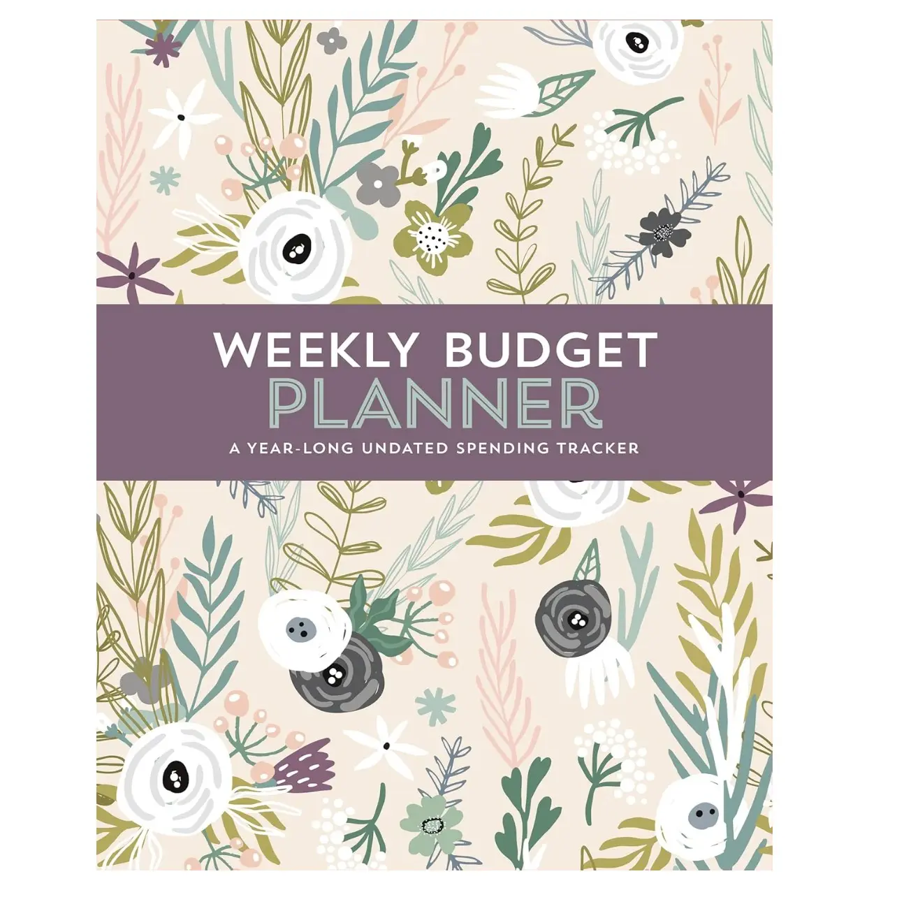 Undated Budgeting Planner - Weekly & Monthly Organizer with 12 Budget Pages, 52 Weekly Tracker Pages, Attractive Design, Durable Softcover (For Planning Budgets, Tracking Spending Office Stationery Needs), Plan Monthly Budgets